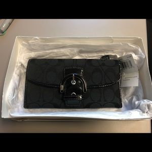 Coach Soho Signature Buckle Slim Envelope Wallet